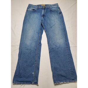 BKE 67 San Antonio Jeans Men's Size 36x32 Y2K Baggy Wide Leg Distressed KBK3032L